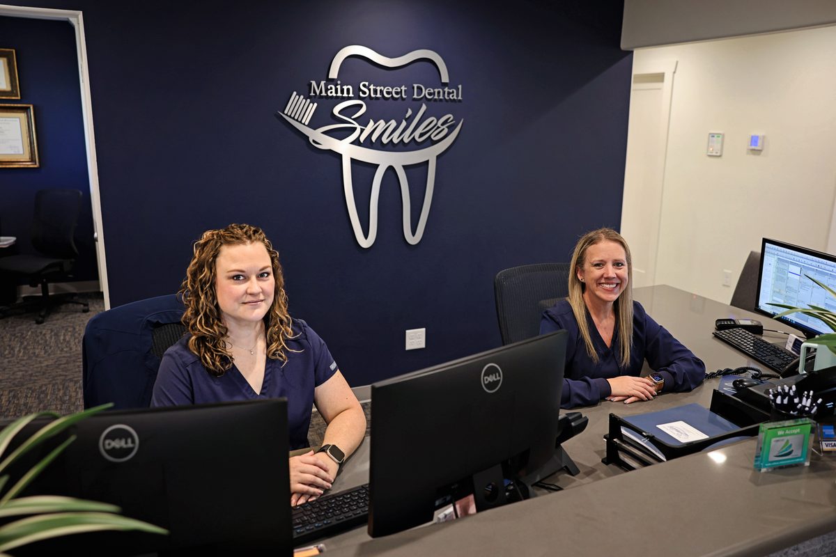Front desk at Main Street Dental Smiles